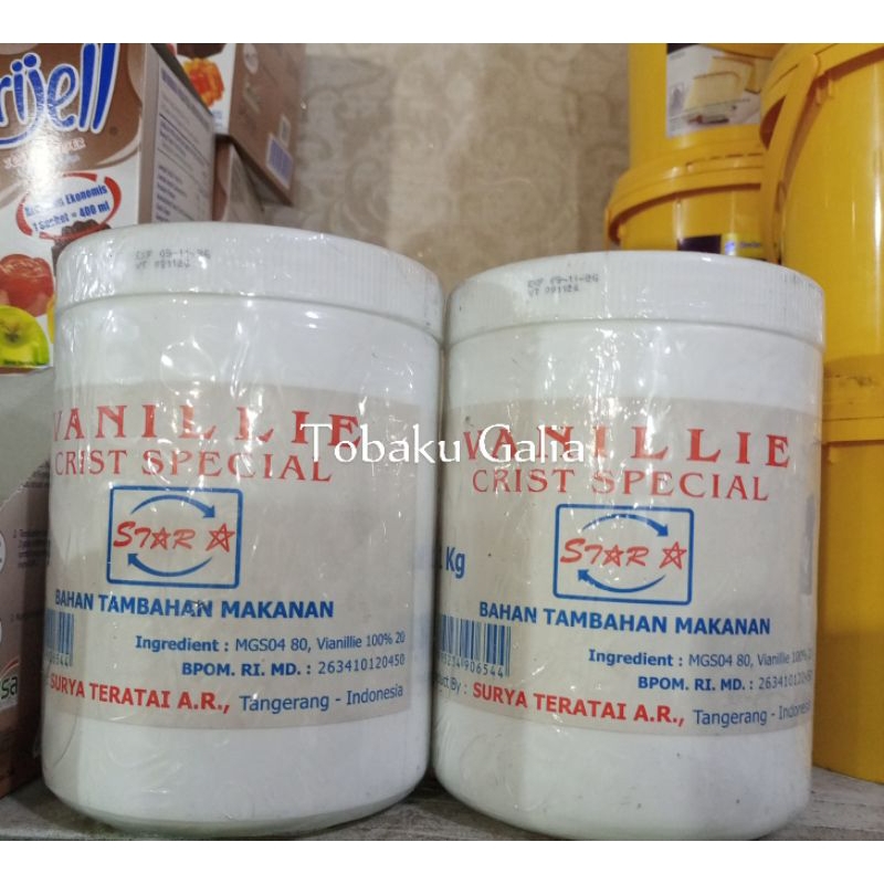 

VANILLIE CRIST SPECIAL STAR KEMASAN REPACK 250GRAM/100GRAM/50GRAM