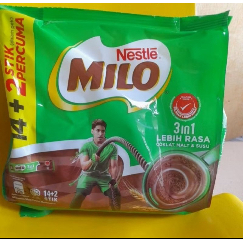 

Milo isi 14 + 2 stik Active go/minunam coklat