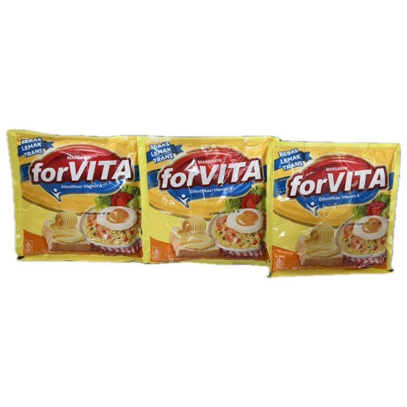 

Margarin Forvita 200 g Bebas Lemak Trans Difortifikasi Vitamin A