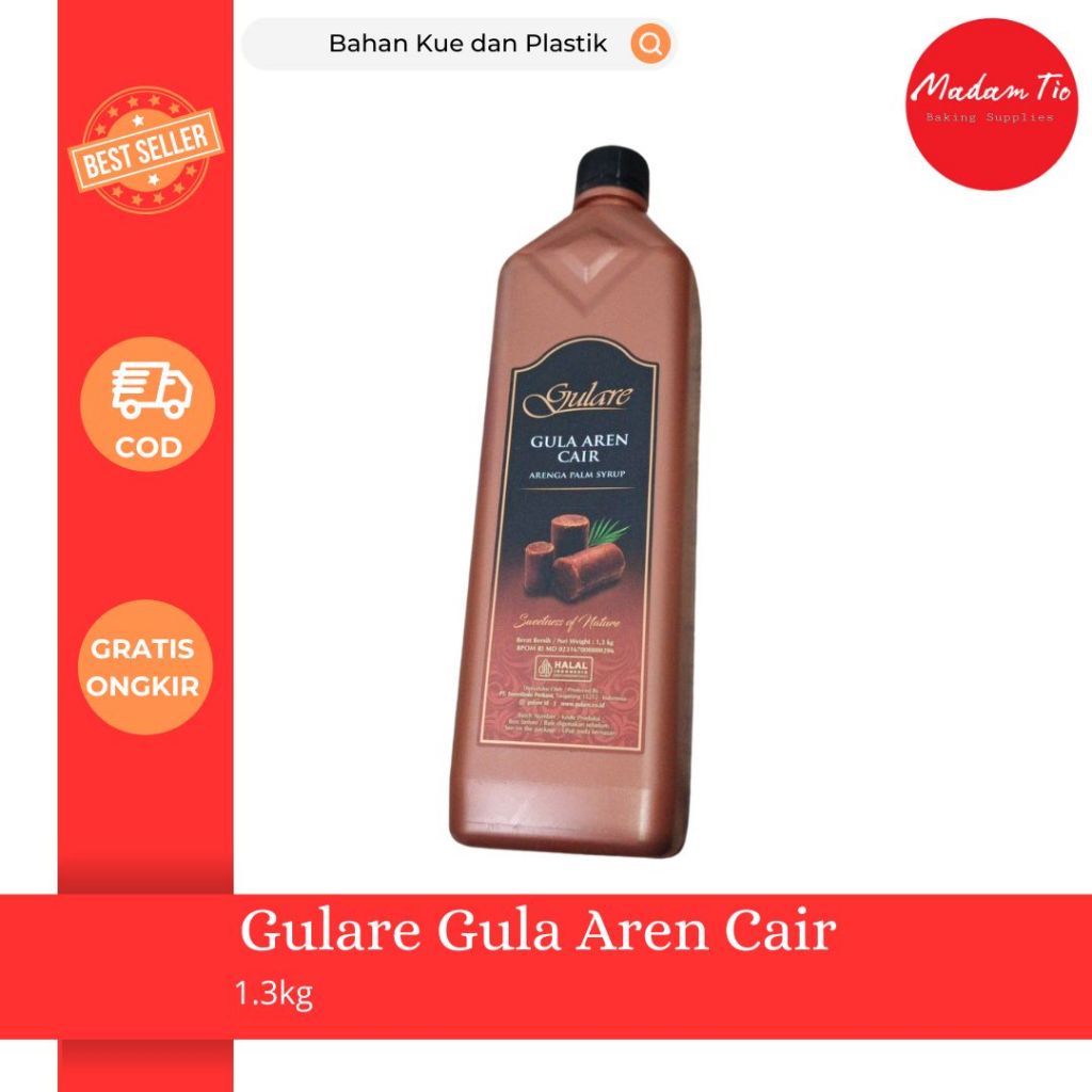 

Gulare Gula Aren Cair 1.3kg 1 pcs