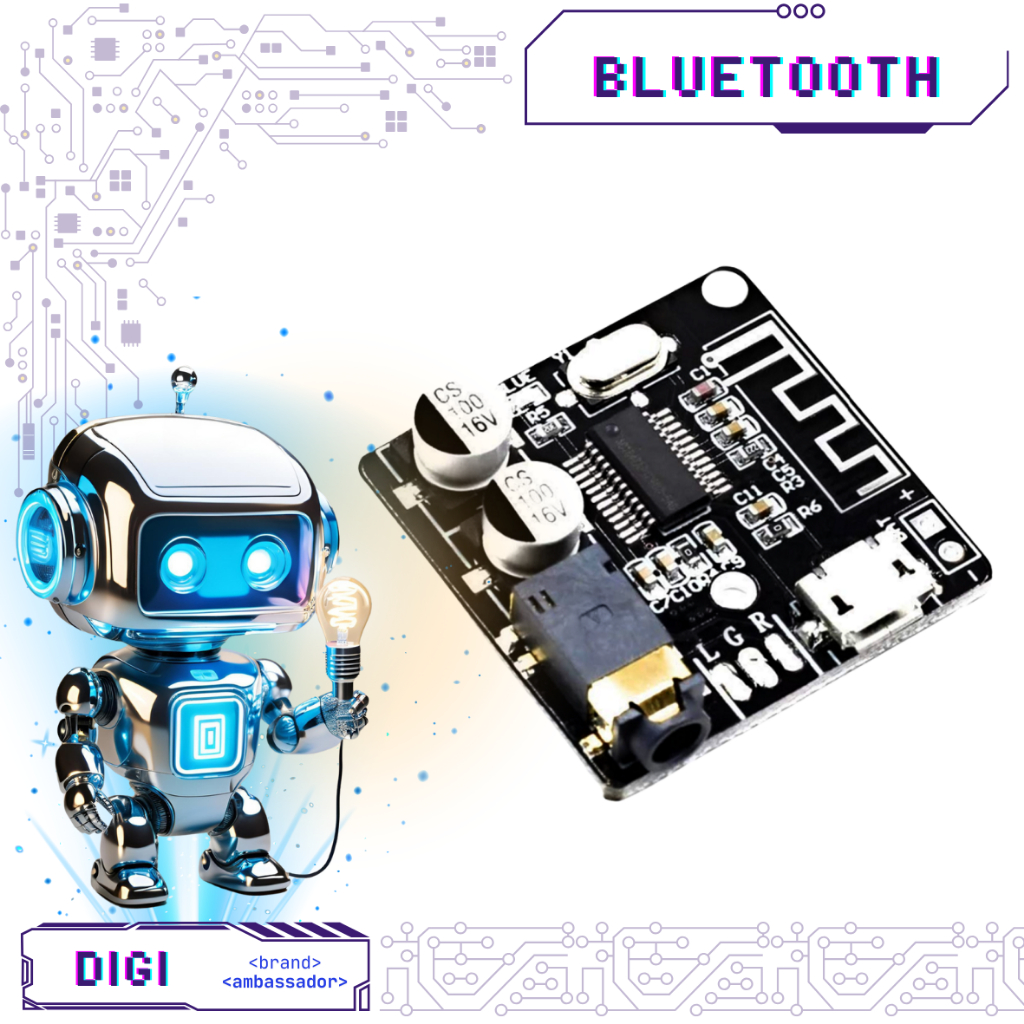 Audio Bluetooth Receiver Module - 5.0 - Digibot