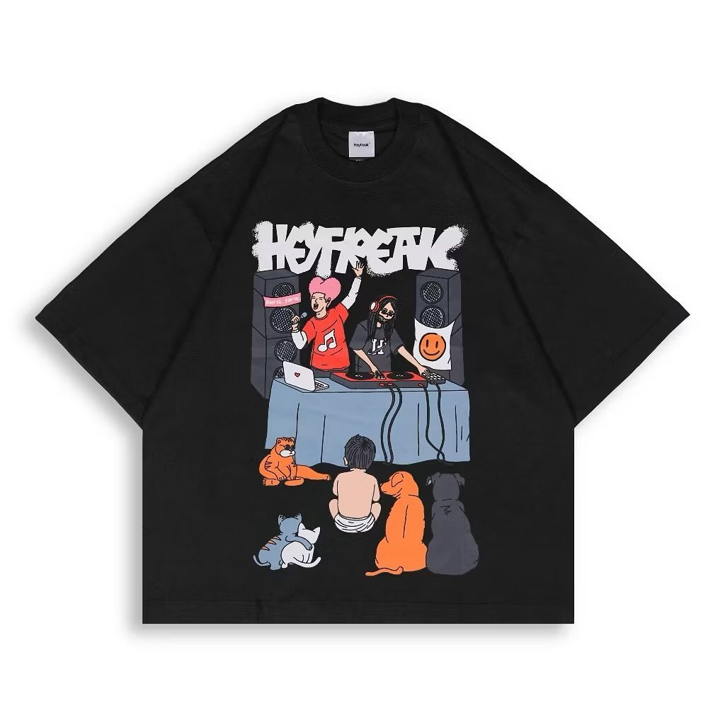 HEYFREAK T- SHIRT - DJ BLACK