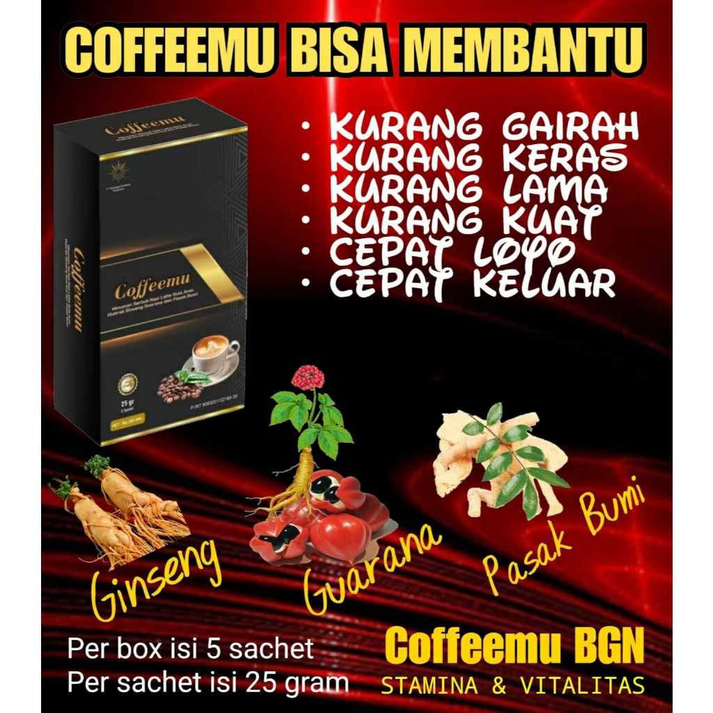 

COFFEEMU I COFFEMU I COFEEMU I Kopimu I Gula Aren I Ekstrak Ginseng I Kopi Stamina I Kopi Sultan