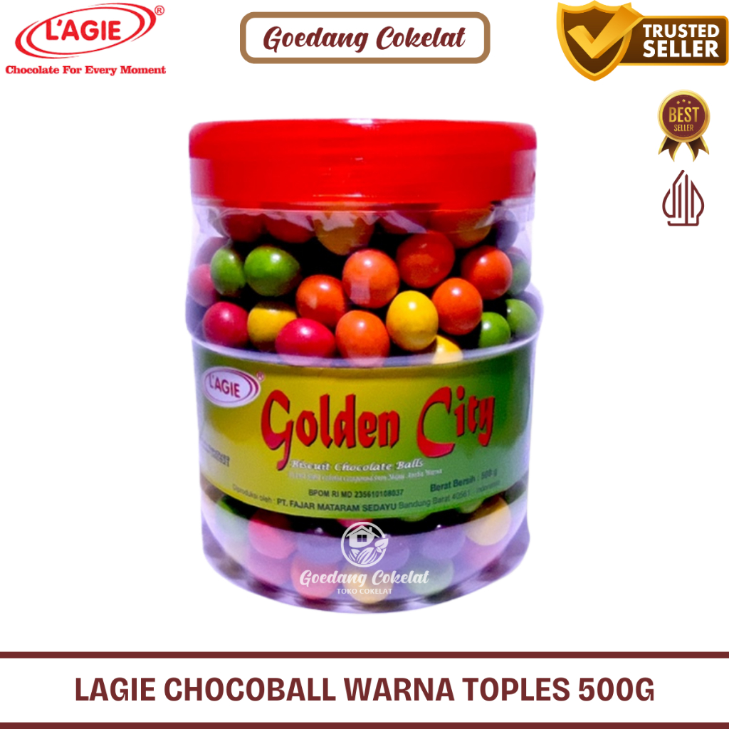 

PROMO Coklat Lagie L'agie Chocobal Febby Peanut Miniball Warna Warni Isi Kacang Kismis Biskuit Seasonal 500gram 500g All Varian
