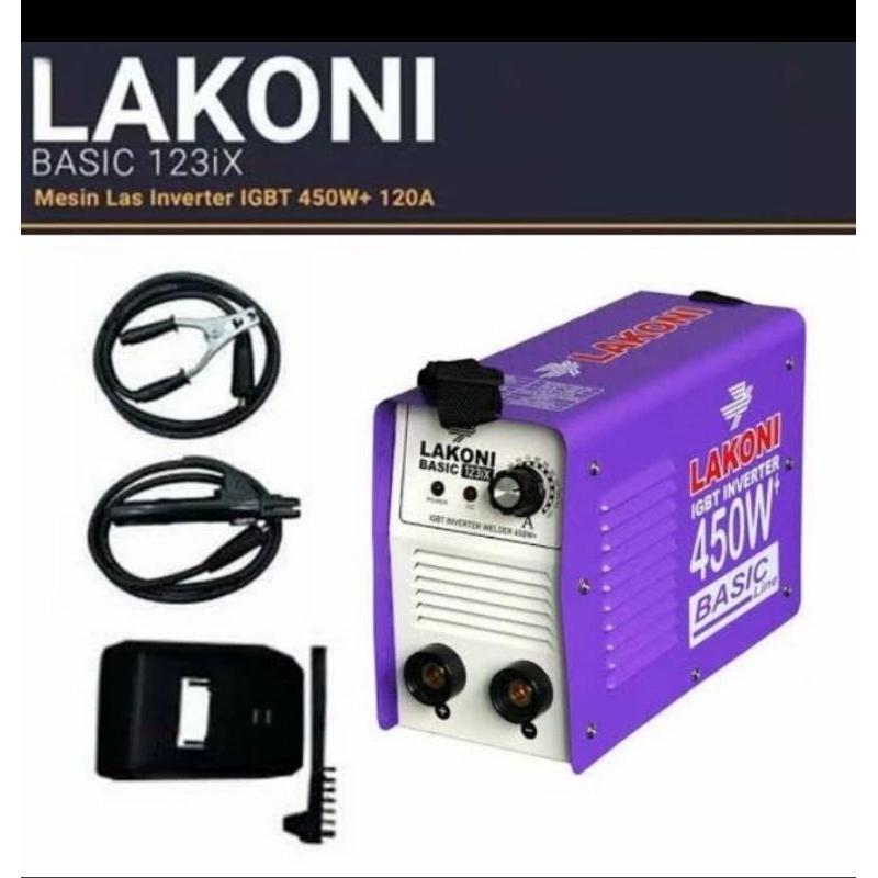 mesin las lakoni basic 450 Watt 123ix / inventer las lakoni 450w ,/ travo las lakoni 450watt 123ix