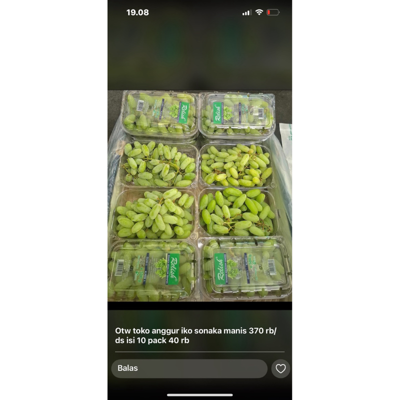 

anggur ijo tanpa biji 900g