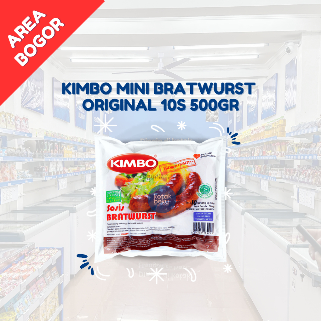 

KIMBO MINI BRATWURST ORIGINAL 10S 500GR