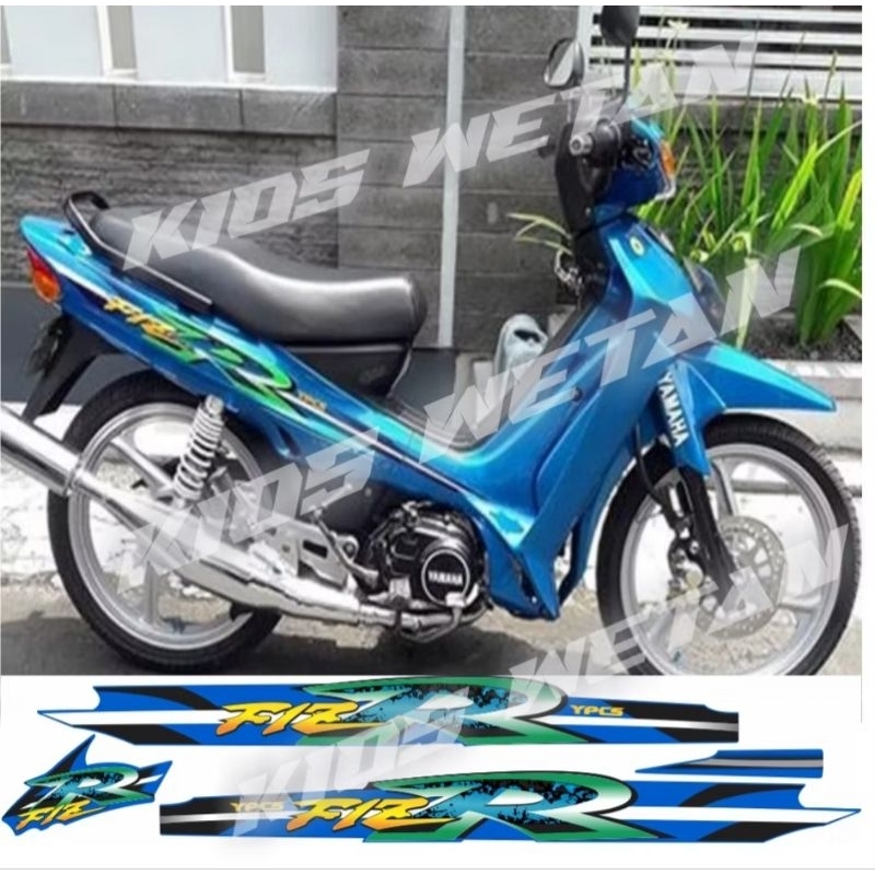 STRIPING FIZ R BC3 1998 BIRU YAMAHA LIS FIZR
