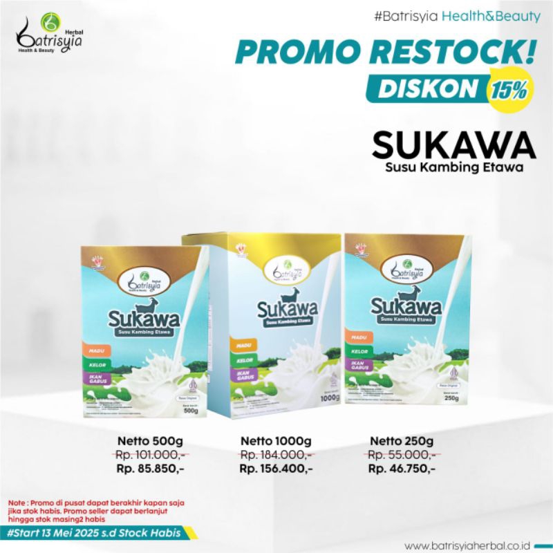 

Sukawa ( susu kambing etawa) Batrisyia Herbal