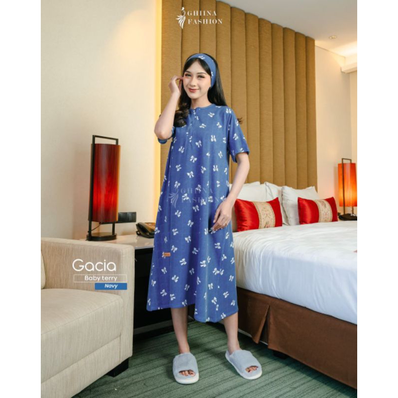 GACIA DRESS BY GHIINA FASHION √ Daster kaos √ Daster motif √ Daster ghiina