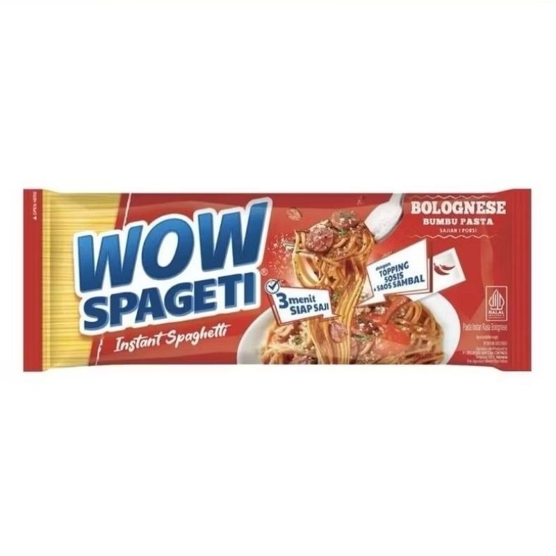 

Wow Spageti Instant Spaghetti Bolognese 84 gram Batam