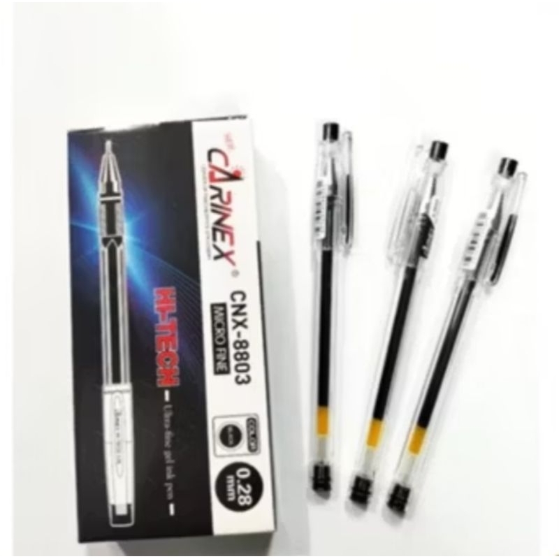 

Pena Gel Hi-tech Carinex 0.28mm Hitam CNX-8803