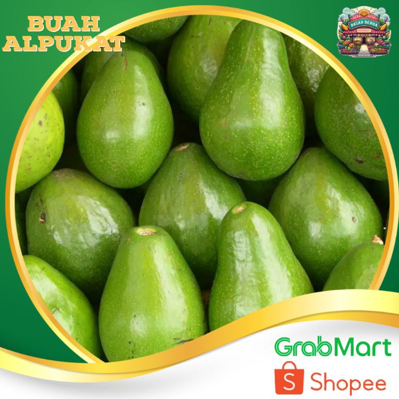 Buah Alpukat 500gram ~ Murah  Pasar Induk Daring