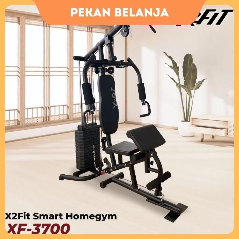 X2FIT XF-3700 Homegym Multigym Training Station 3 Sisi Latihan Full Body - ORIGINAL