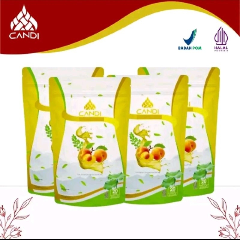 

PAKET 4 POUCH MINUMAN TEA CANDI - 80 KANTOG
