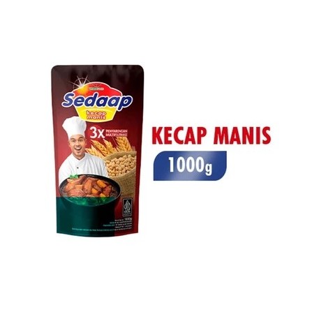 

Sedaap Kecap Manis Pouch 1000 g/720 ml