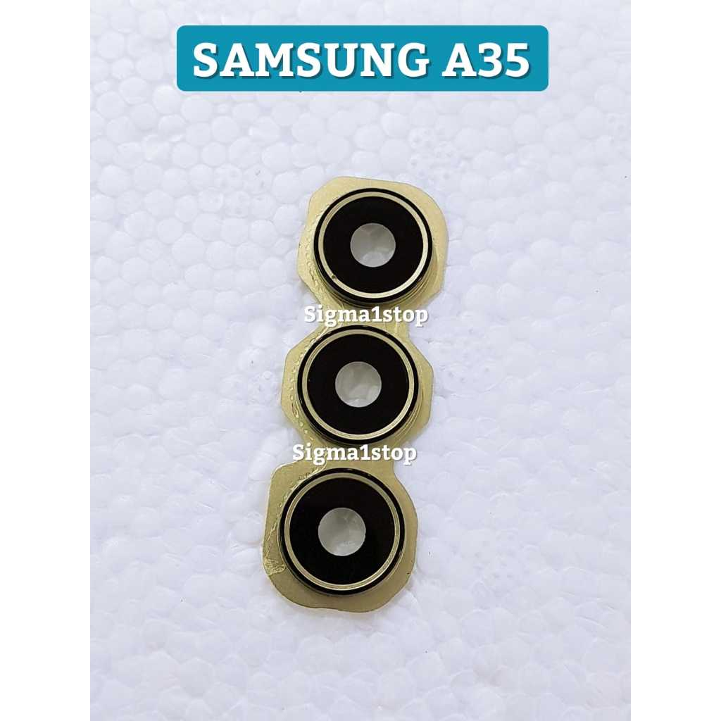 SAMSUNG A35 5G KACA KAMERA + FRAME LENSA KAMERA BELAKANG CAMERA LENS CL