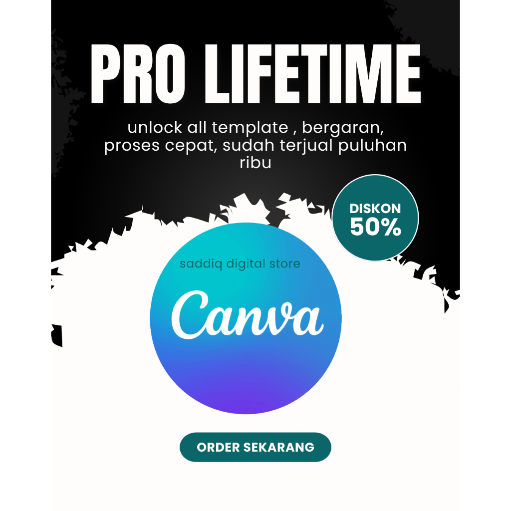 pro lifetime canva diskon 50 %