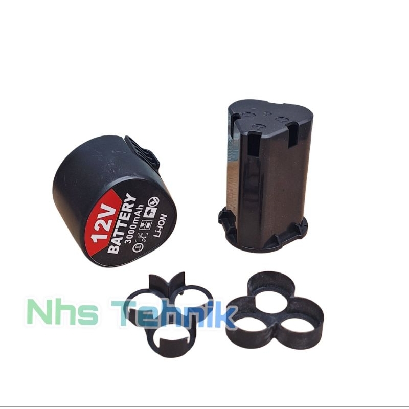Casing Baterai 12v Housing Cangkang Baterai bor 12volt