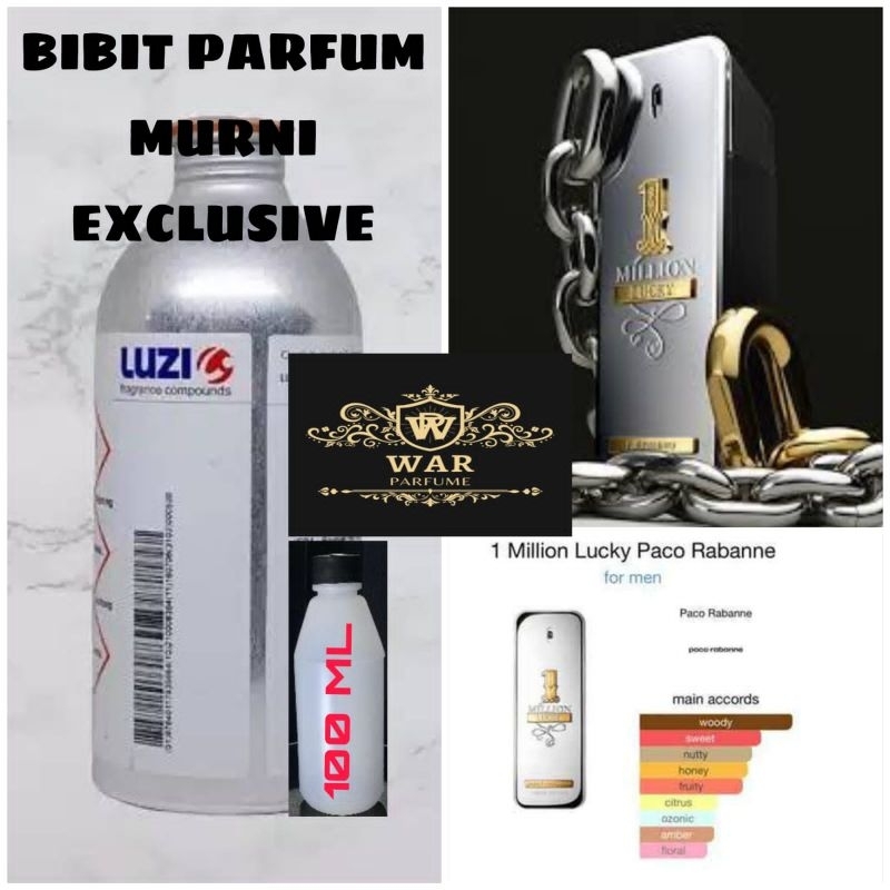 Bibit parfum: One Million Lucky 100ml inspired by LUZI