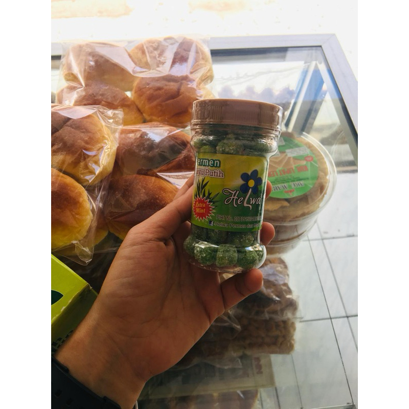 

PERMEN KAYU PUTIH ASELI TERNATE OLEH OLEH KHAS TERNATE PERMEN PEDAS ASLI TERNATE PERMEN HELWA KAYU PUTIH PERMEN MINT PERMEN MINT PERMEN HANGAT KAYU PUTIH