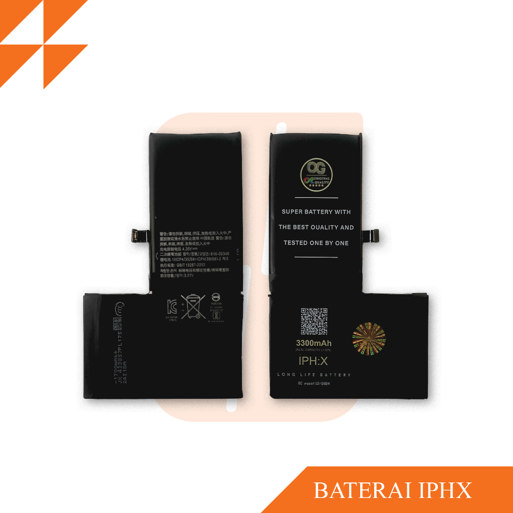 OG - BATERAI IPHONE X