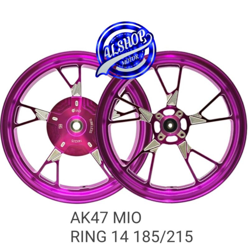 VELG RACING VND AK47 YAMAHA MIO SPORTY MIO LAMA MIO J MIO SMILE RING 14 185/215