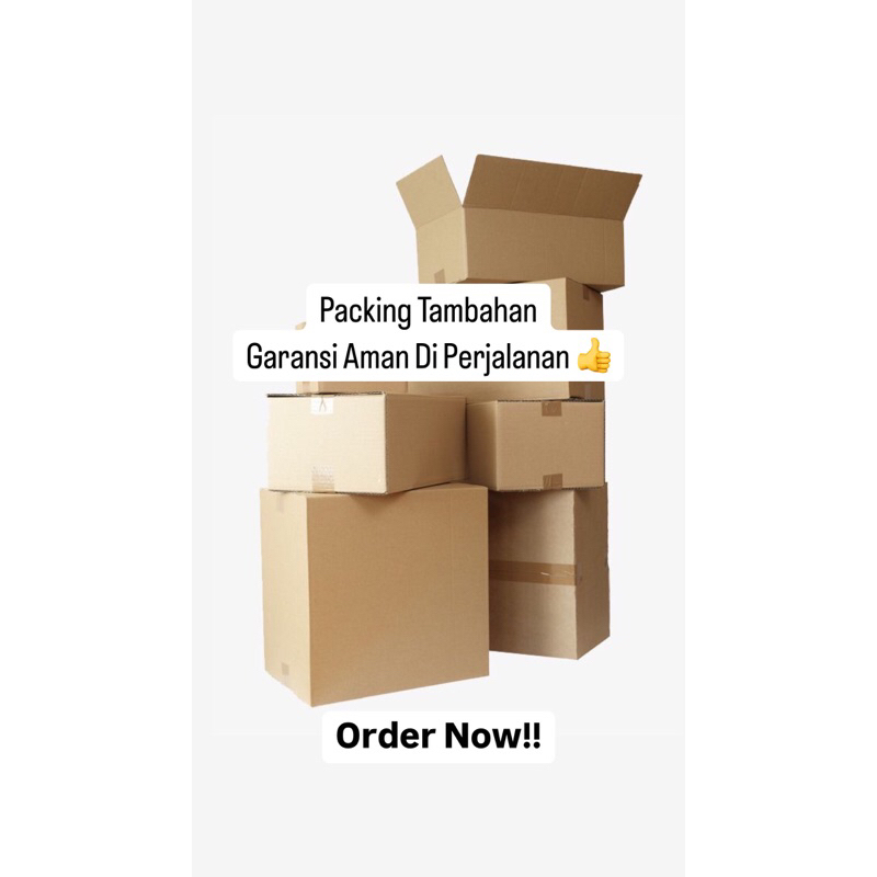 

Kardus Tambahan Packing Garansi Aman di Perjalanan