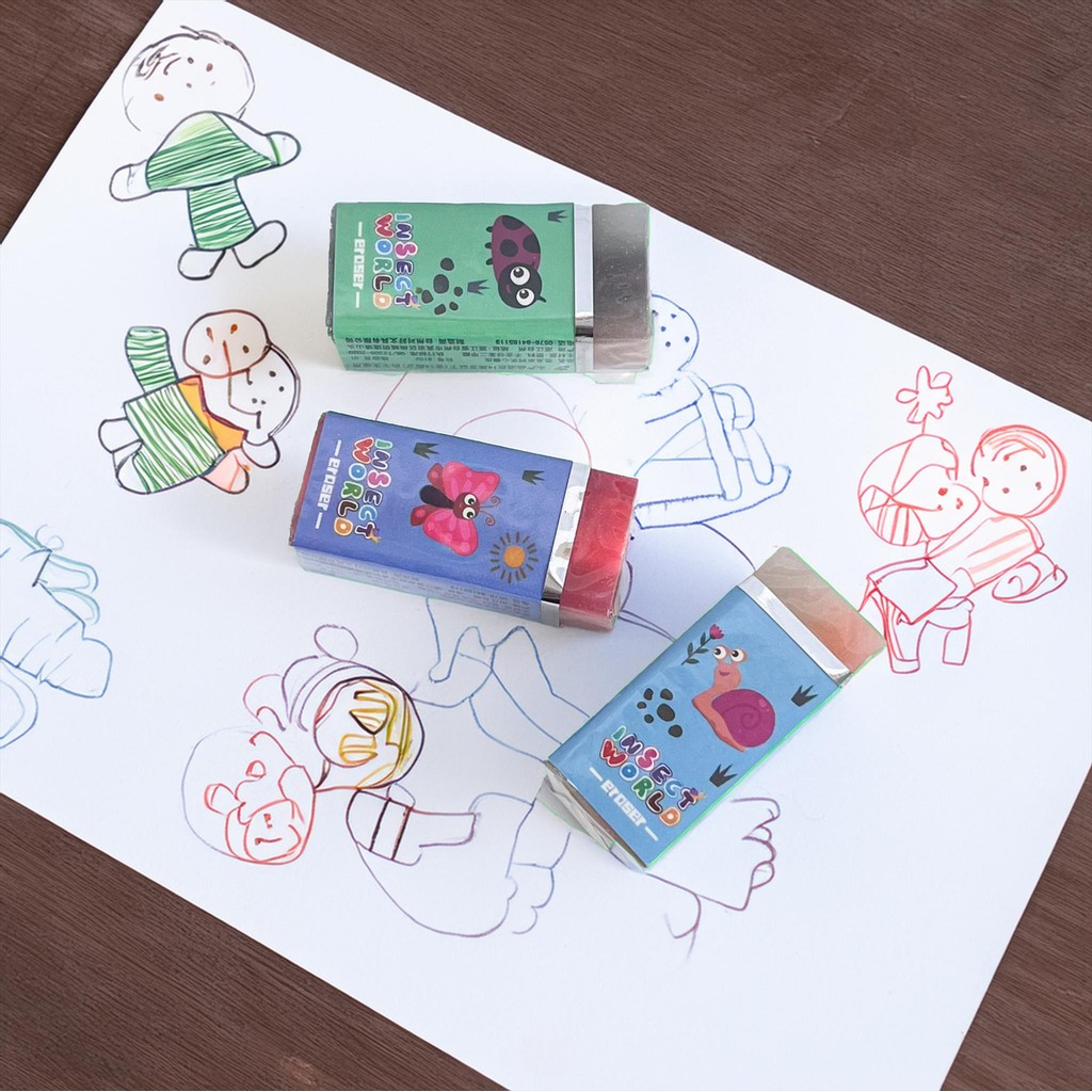 

Penghapus Pensil Karakter Animal / Eraser Jelly Karet Motif Binatang Hewan Serangga / Hapusan Potong Stip Alat Tulis Anak Sekolah