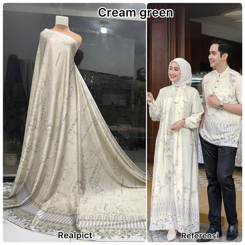 KAIN PREMIUM ARABIAN SILK ALMAHYA SARIMBIT | KAIN METERAN PREMIUM