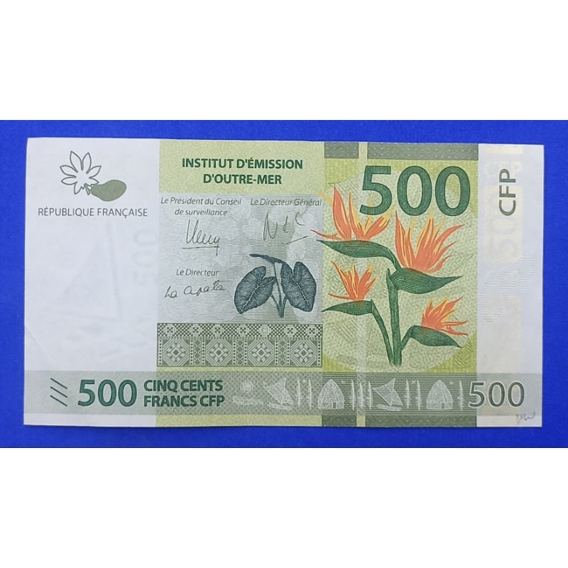 UANG CALEDONIA BARU 500 FRANCS