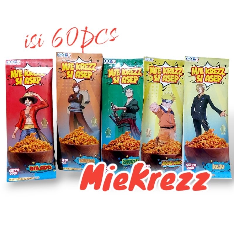 

Mie KrezZ Si Asep Isi 60Pcs