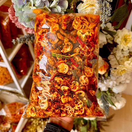 

SEBLAK KERUPUK MIX/CAMPUR BASRENG, KERUPUK PEDO, KERUPUK JENGKOL, BETON, CIMOL PEDAS DAUN JERUK 1KG