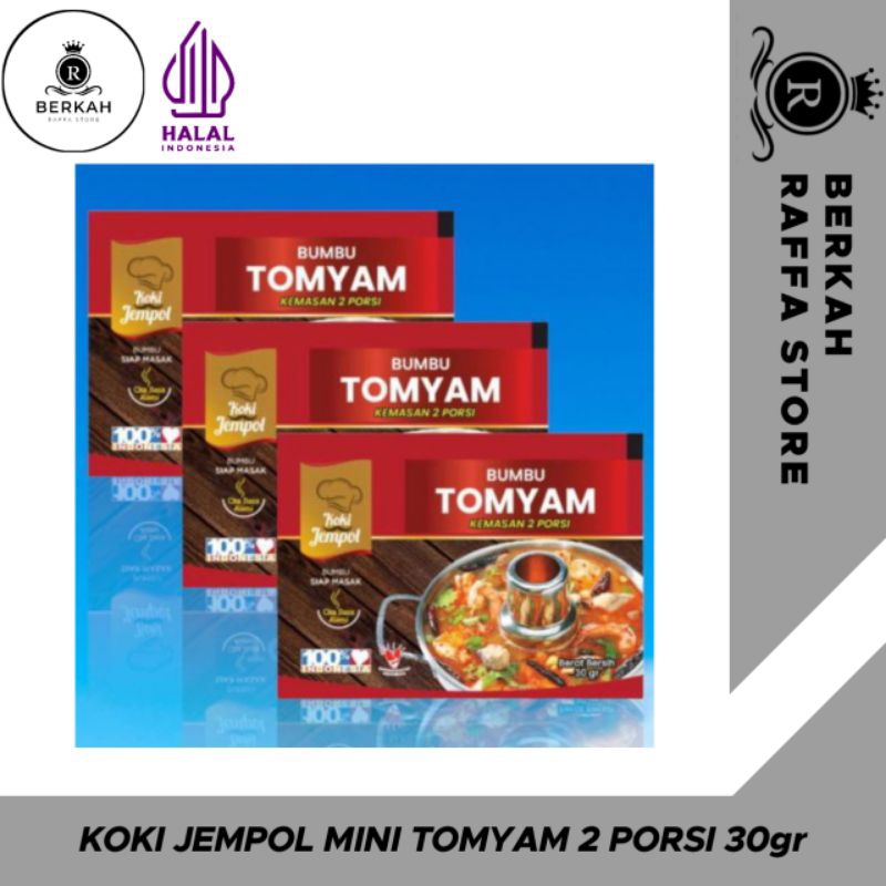 

KOKI JEMPOL BUMBU MINI TOMYAM 2 PORSI 30gr / TOMYAM PASTE TOMYAM THAI