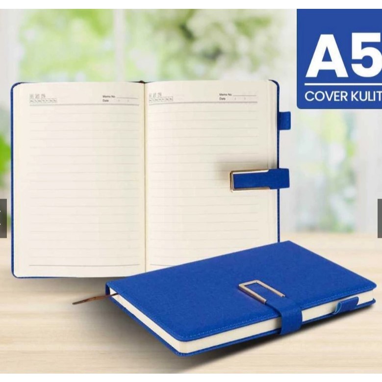 

Buku Catatan Kerja Cover Kulit Kertas A5