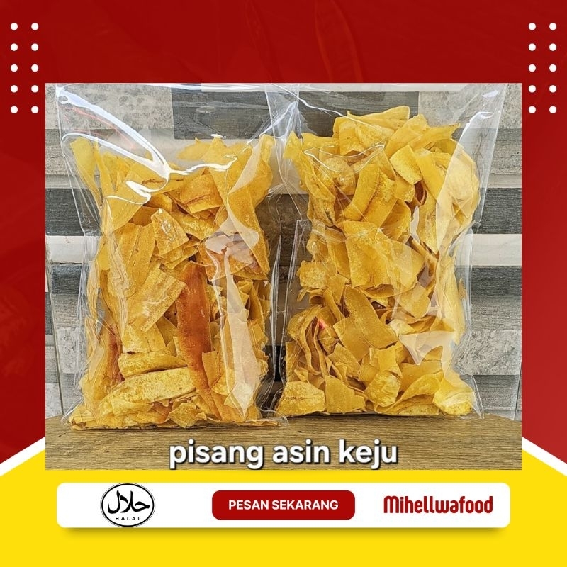 

Keripik pisang asin keju 200 gram