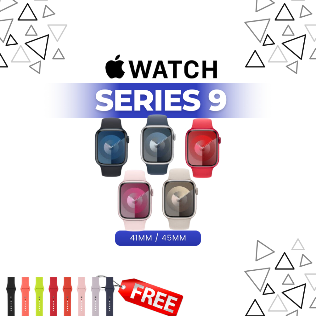 Apple Watch/iWatch Series 9/S9 41MM/45MM || Second 100% Original Fullset Bergaransi Ex internasional