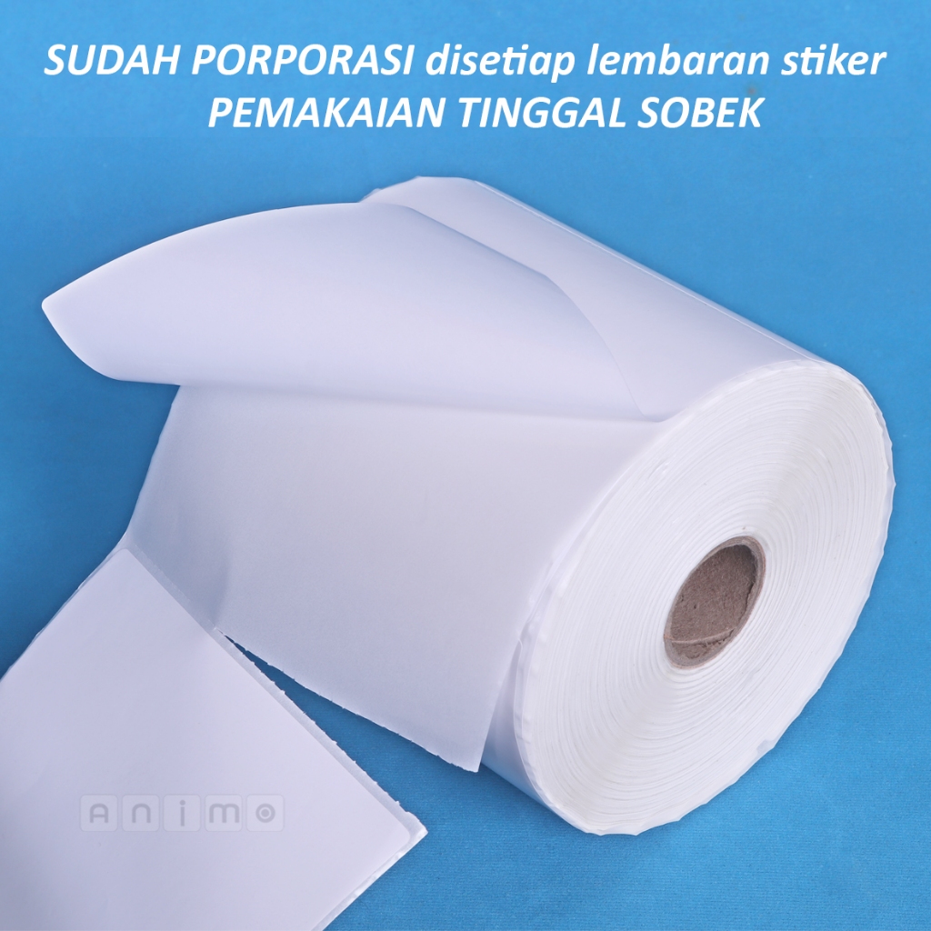 

ghg Label Semicoated 80 x 30 MM Isi 1. PCS - Label Barcode Semicoated 80x30 MM - Stiker Semicoated 8