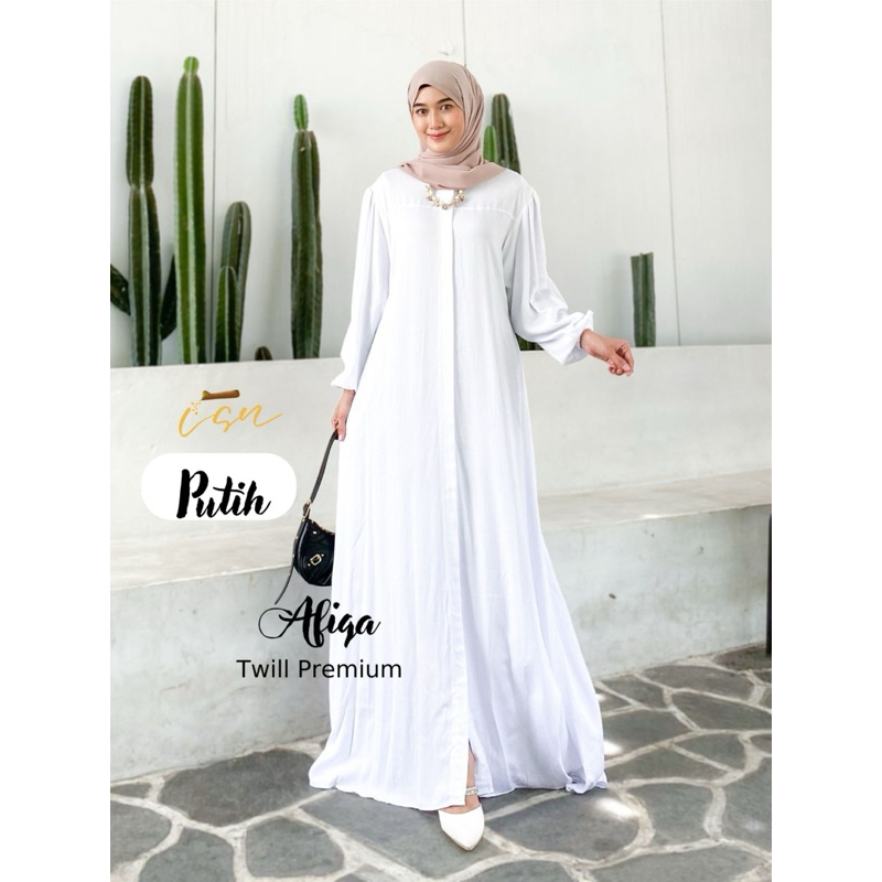 GAMIS TWILL POLOS TERBARU KEKINIAN / GAMIS UMROH HITAM PUTIH