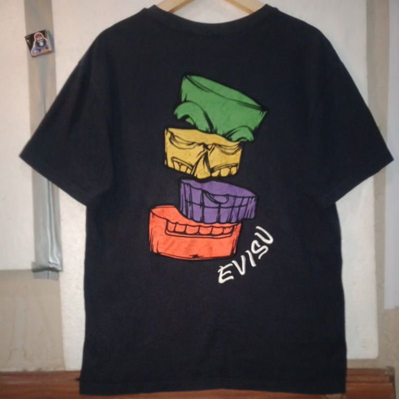 EVISU t-shirt size M fit L private collection ORIGINAL