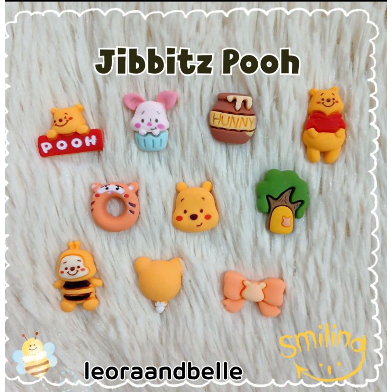 Hiasan Sandal Aksesoris Sandal Jibbitz Sandal Cr*cs - Jibbitz Sandal Cr*cs Pooh