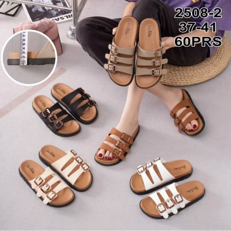 Kalastore03 - Fushin Sendal Wanita Jelly Ban 3 Gesper