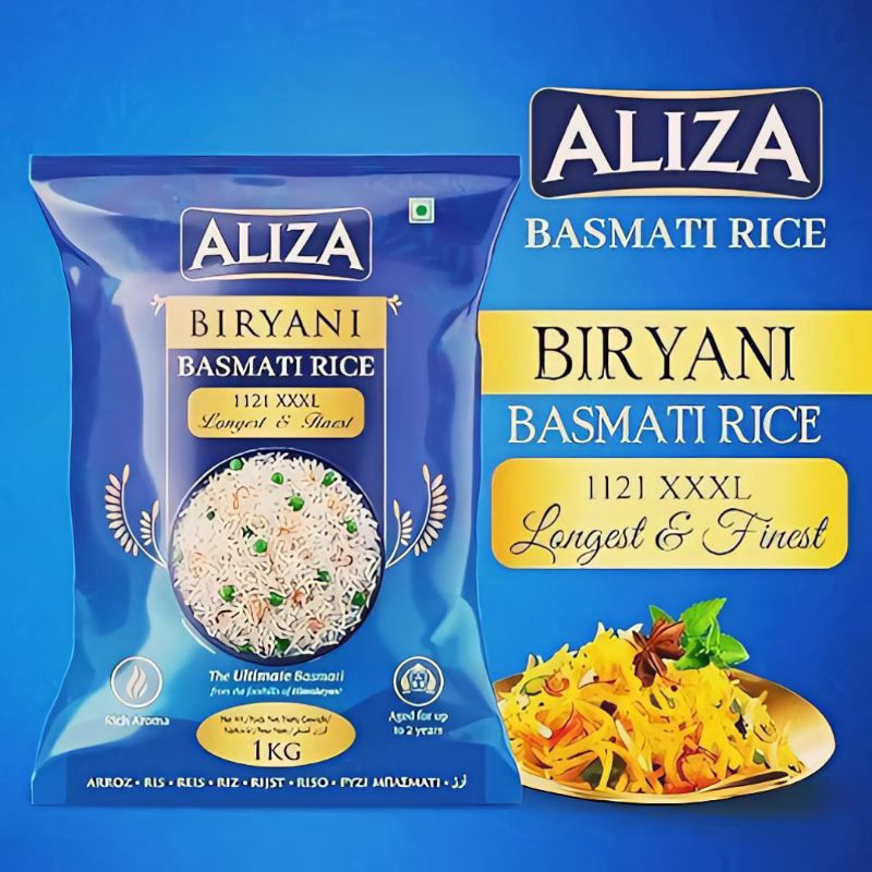

Beras Basmati Aliza Biryani 1121 XXXL 1kg