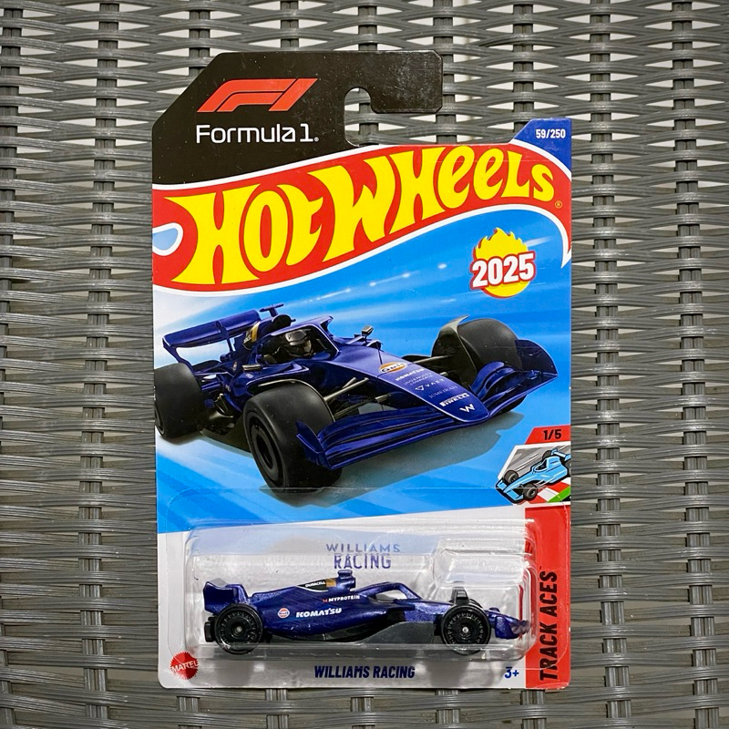 Hot Wheels Williams Racing Formula 1 F1 2025 Biru