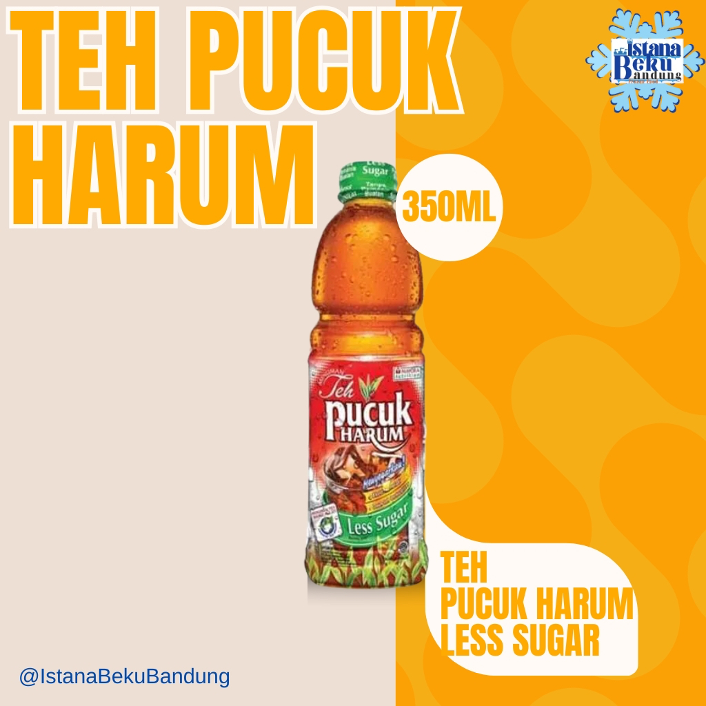 

Teh Pucuk Harum Melati Less Sugar 350ml