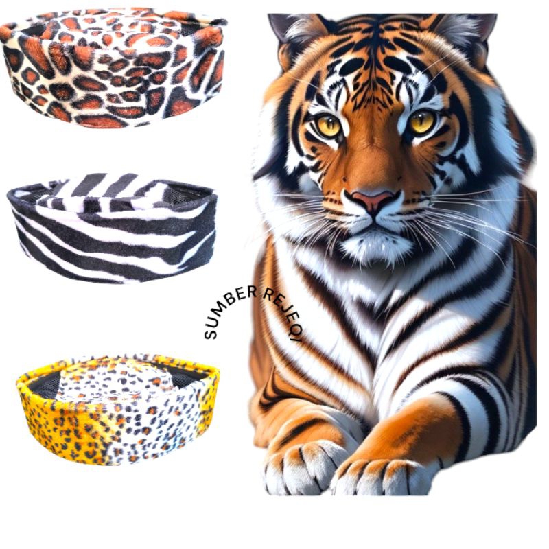 Peci Motif Harimau Leopard Peci Nasional Peci Loreng Peci Putih