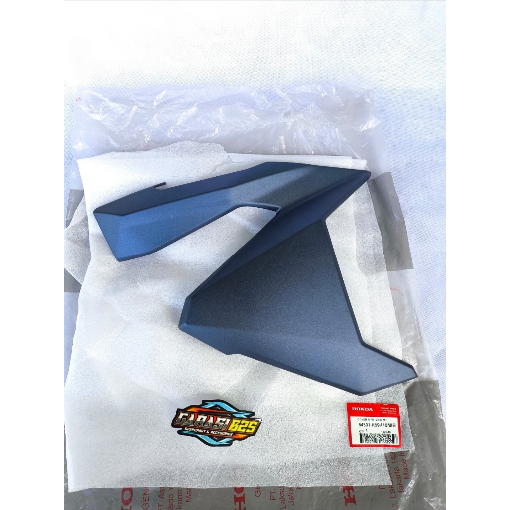 64501-K59-A10MIB Cover Tebeng Sayap Kanan Vario 125 150 eSP LED Biru Dof Original AHM