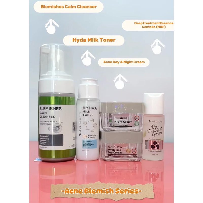 MS GLOW PAKET ACNE BLEMISH SERIES