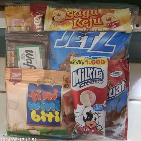 

paket snack ultah anak komplit / paket ciki ultah / hampers ulang tahun anak