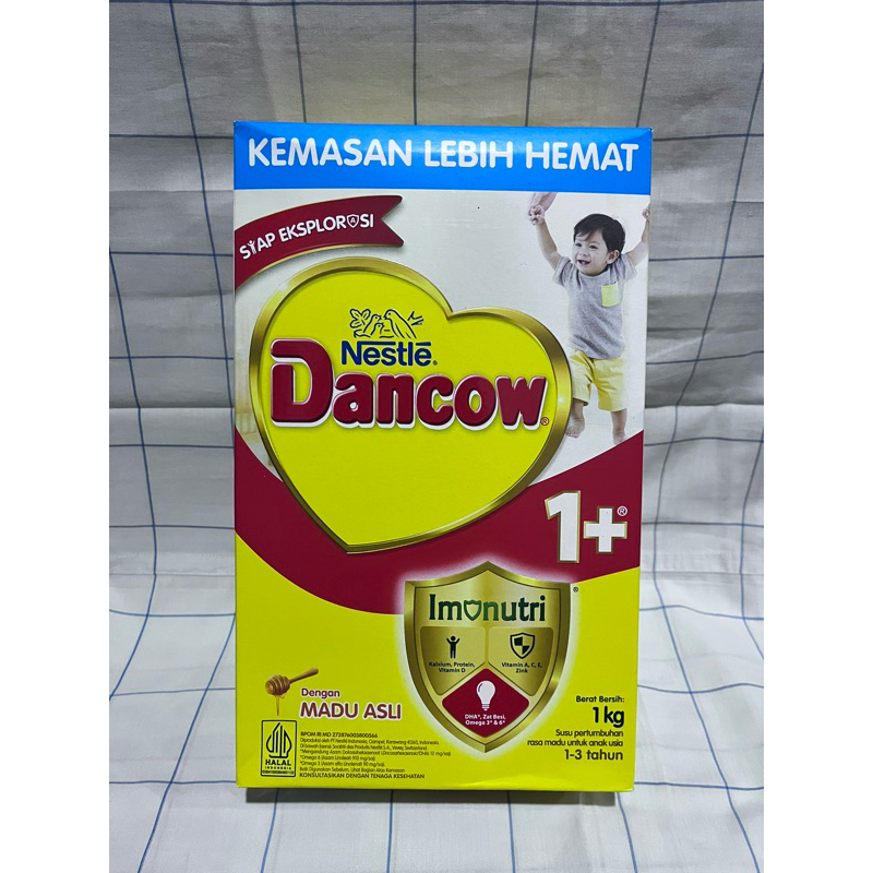 

Nestle Dancow 1+ Susu Pertumbuhan Rasa Madu 1-3 Tahun Box 1KG